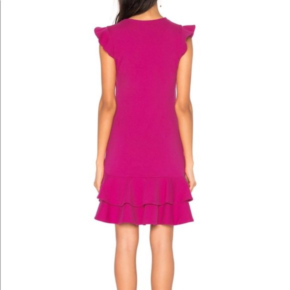 Susana Monaco Sleeveless Ruffle Hem Dress - Picture 3 of 4